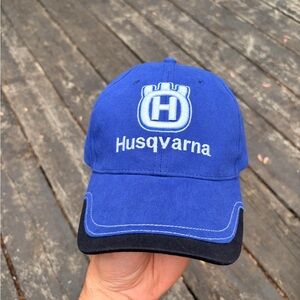 Husqvarna baseball hat motorcycle embroided blue